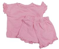 2 set - Růžové tričko + kraťasy Primark