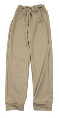 Béžové lehké teplákové kalhoty s nápisem Shein