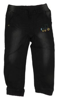 Černé cuff rifle s mašinkou Pep&Co