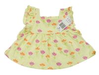 Nové - žlutá květovaná tunika Matalan