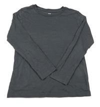 Tmavošedé triko H&M
