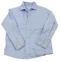 Světlemodrá pruhovaná košile Bluezoo