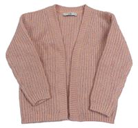 Růžový svetrový cardigan C&A