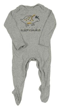 Šedý overal s dinem a nápisem F&F