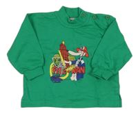 Zelené mikonotriko s potiskem 