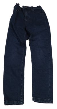 Tmavomodré teplákové rifle F&F