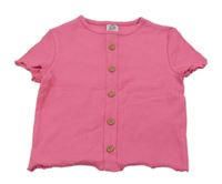 Růžové žebrované tričko Kiki&Koko