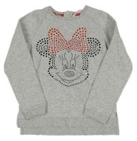 Světlešedá mikina s Minnie H&M