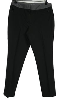 Dámské černo-šedé kalhoty s puky South 