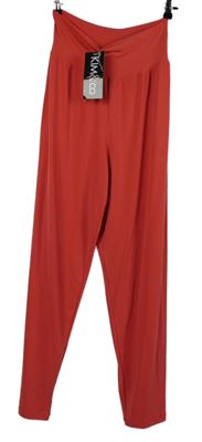 Nové - Dámské korálové harémové kalhoty Kim&Co