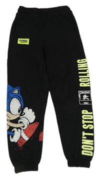 Černé tepláky se SonicemX Zara 