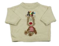 Béžový svetr se sobem Next