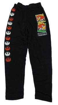 Černé legíny s Angry Birds 