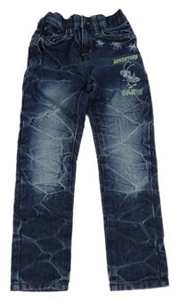 Tmavomodré rifle s broučky Kiki&Koko