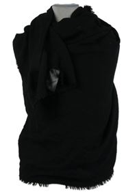 Dámská černá rotřepená maxi šála H&M