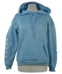 Dámská modrá mikina s křídly a kapucí Shein