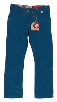 Nové - Azurové skinny manšestráky Paglie