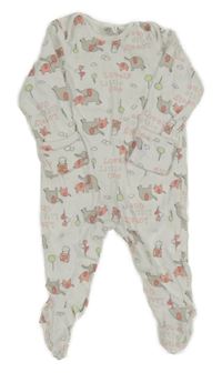 Bílý overal se slony M&Co.