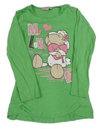 Zelené triko s ovečkou 