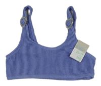 Nové - Fialová žebrovaná plavková lambáda Primark