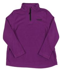 Purpurová fleecová outdoorová mikina Tog24