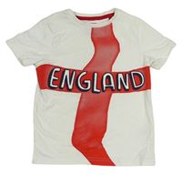 Bílé tričko s logem England