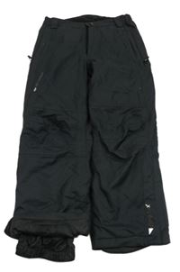 Černé šusťákové funkční oteplovačky Unlicensed 