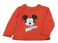 Červené triko s Mickeym Disney