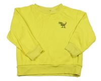 Žlutá mikina s dinosaurem H&M