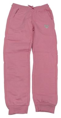 Růžové tepláky se srdíčkem Dopodopo