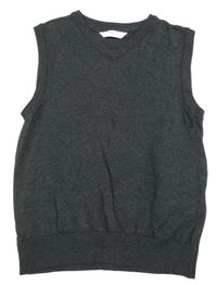 Tmavošedá svetrová vesta M&S