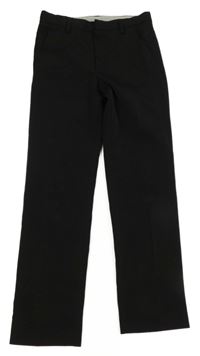 Černé společenské kalhoty s puky C&A