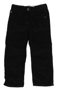 Černé manšestrové kalhoty Old Navy 