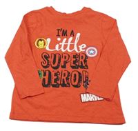 Červené triko s hrdiny a nápisem George