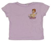 Lila tričko s Annou Disney 