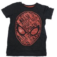 Černé tričko se Spider-manem Tu