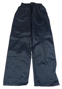 Tmavomodré šusťákové nepromokavé kalhoty Wetplay