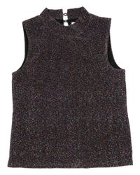 Černo-barevný třpytivý slavnostní top PRIMARK