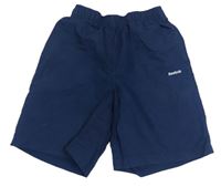 Tmavomodré šusťákové kraťasy Reebok