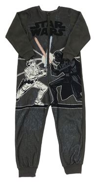 Tmavošedý fleecový overal se Star Wars Disney
