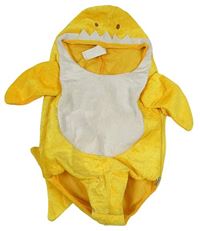 Kostým - Žluto-bílé body s kapucí - Baby Shark zn. Rubie's