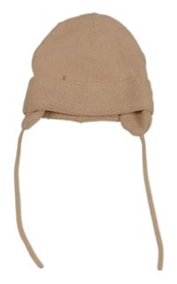 Růžová pletená čepice H&M