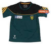 Nové - Tmavozeleno-černé sportovní tričko s výšivkou O'Neills