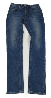 Tmavomodré skinny rifle Raizzed