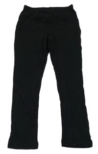 Černé pyžamové kalhoty