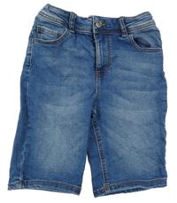 Modré riflové skinny kraťasy Denim Co.