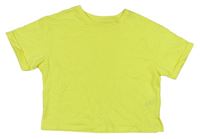 Žluté crop tričko F&F