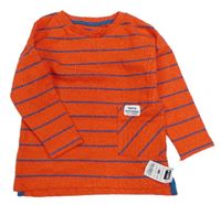 Červené pruhované pletené triko Dunnes Stores