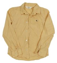 Béžová košile s výšivkou H&M