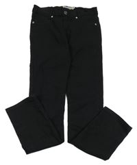 Černé plátěné skinny kalhoty Blue Effect